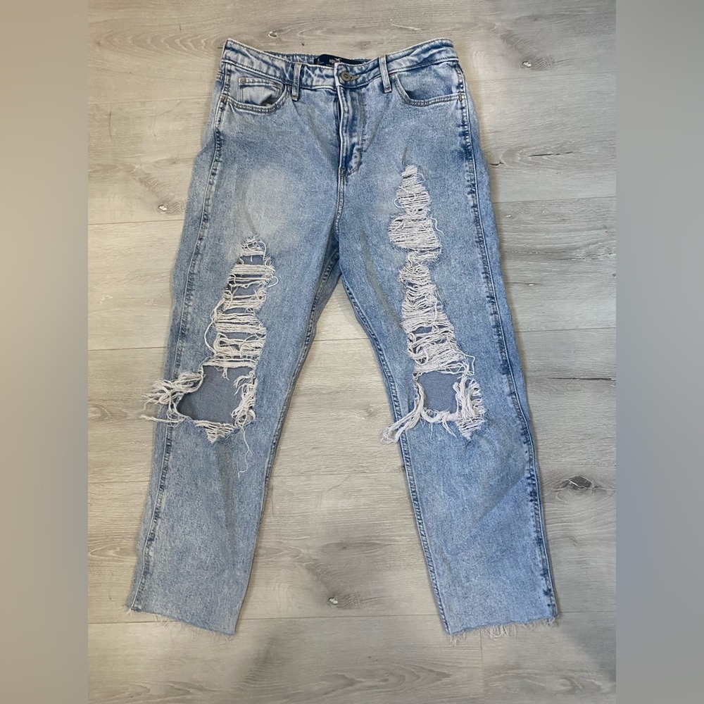 Hollister high rise mom jeans